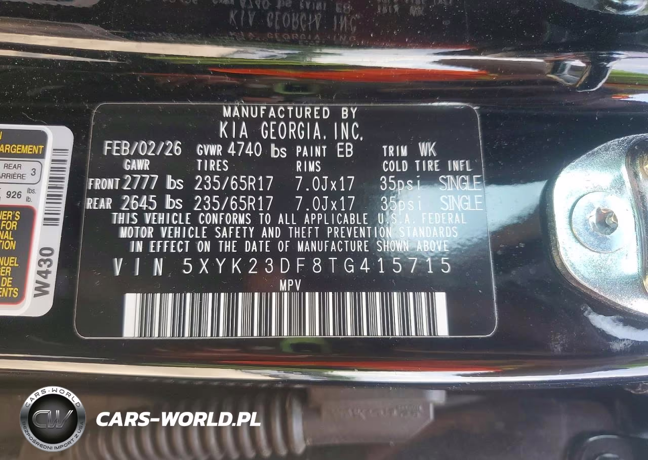 2026 Kia Sportage Lx VIN:5XYK23DF8TG415715 - 13