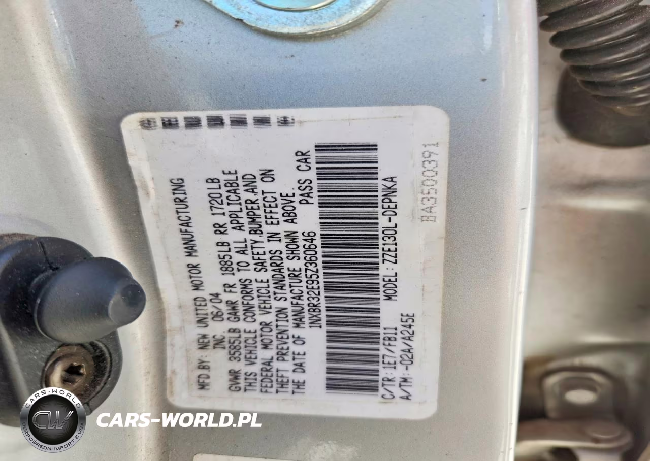 2005 Toyota Corolla Le VIN:1NXBR32E95Z360646 - 13
