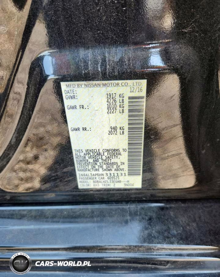 2017 Nissan Altima 2.5 Sr VIN:1N4AL3AP6HN331131 - 13