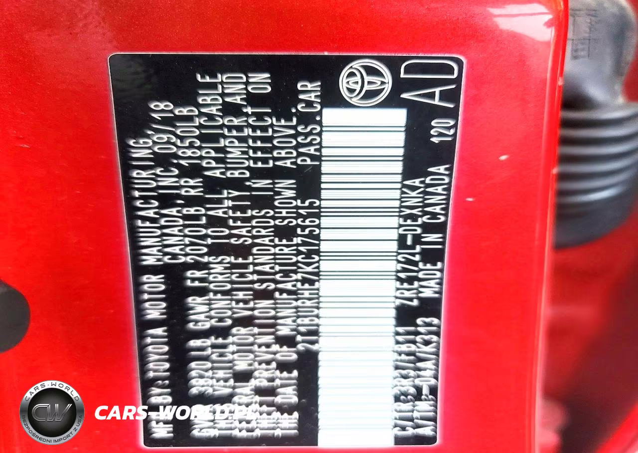 2019 Toyota Corolla Le VIN:2T1BURHE7KC175615 - 12