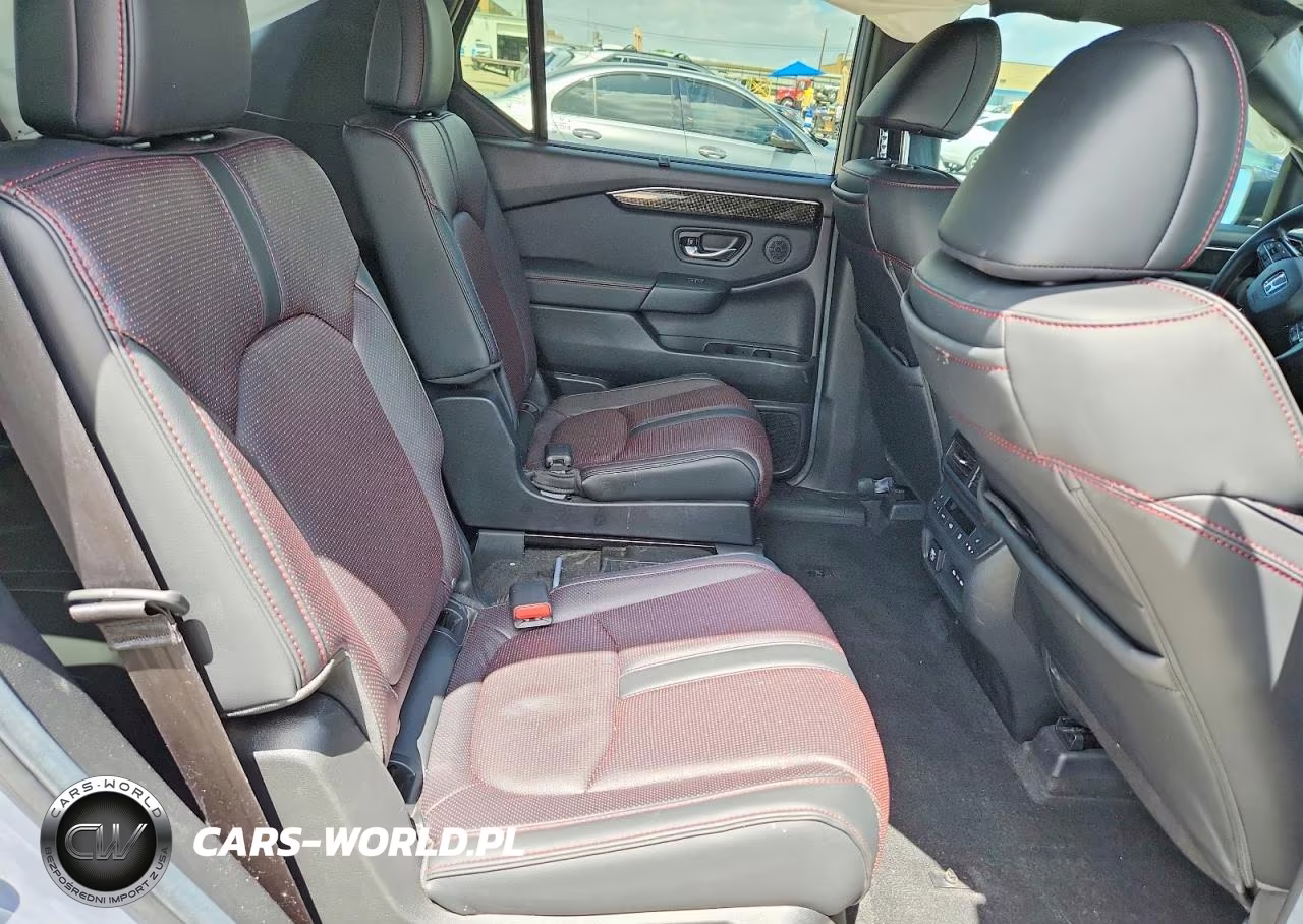 2025 Honda Pilot Black VIN:5FNYG1H91SB074586 - 10