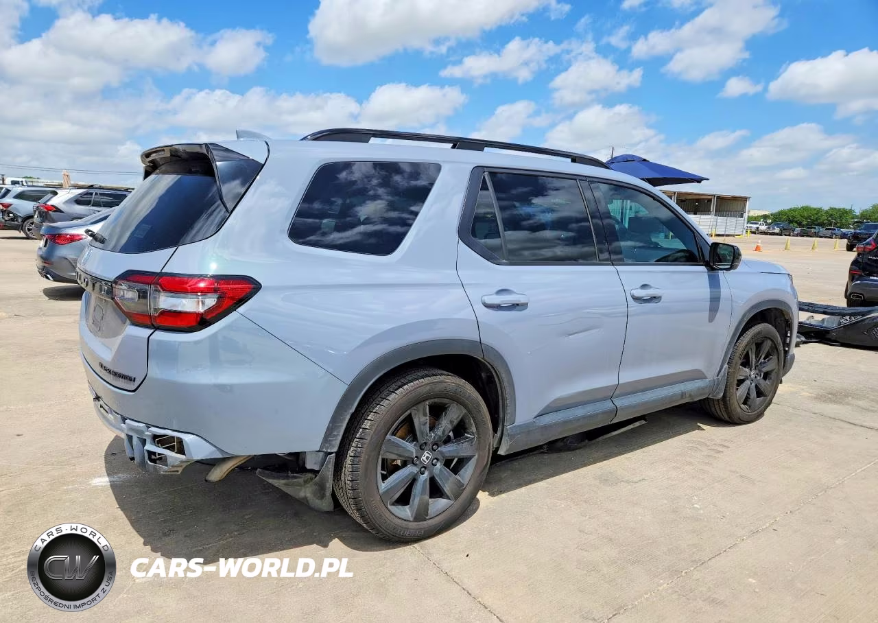 2025 Honda Pilot Black VIN:5FNYG1H91SB074586 - 3