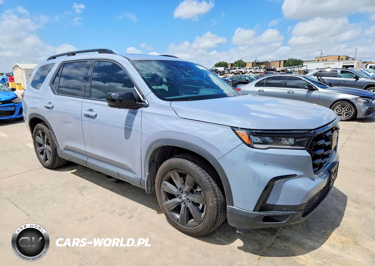 2025 Honda Pilot Black VIN:5FNYG1H91SB074586 - 4