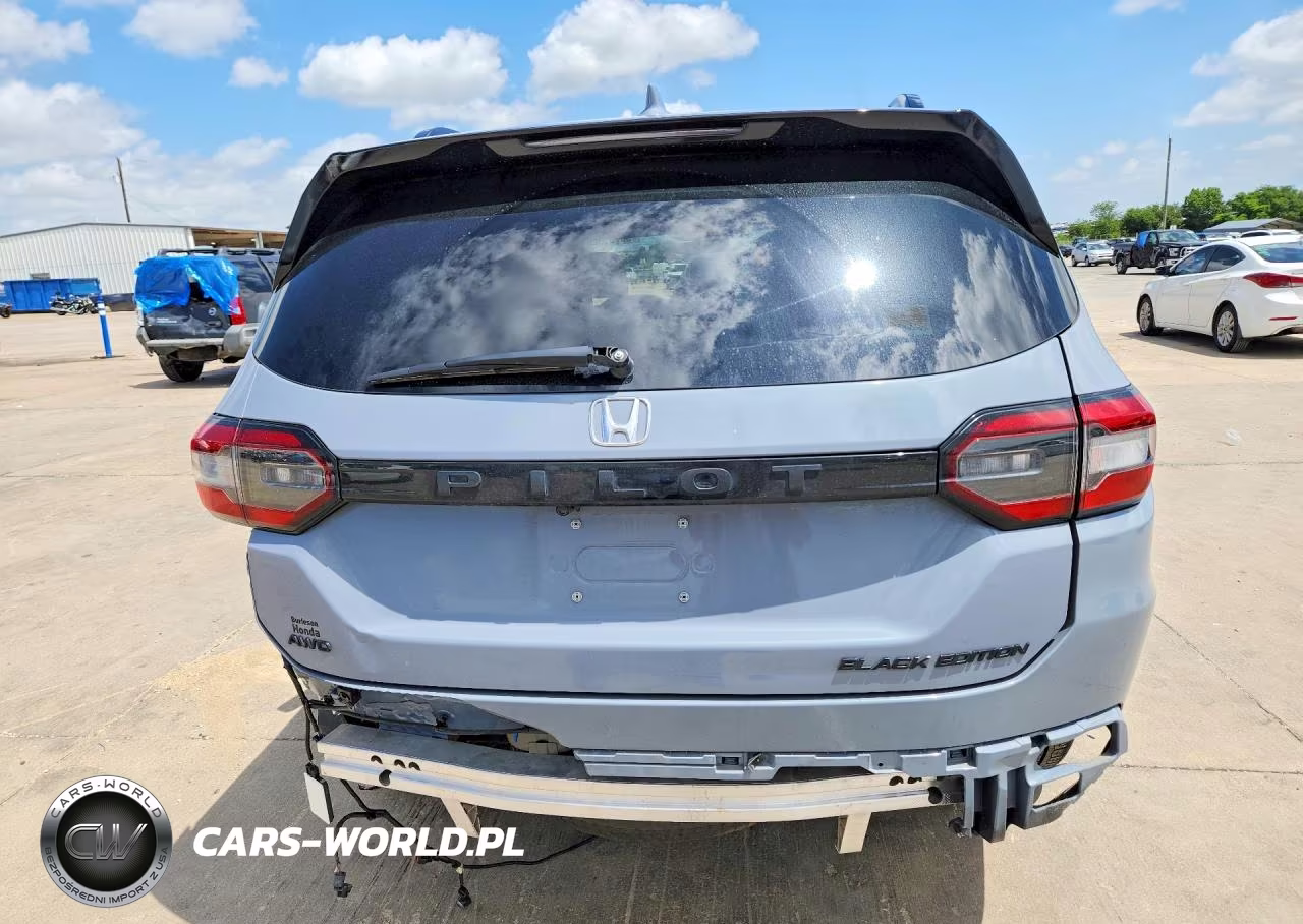 2025 Honda Pilot Black VIN:5FNYG1H91SB074586 - 6