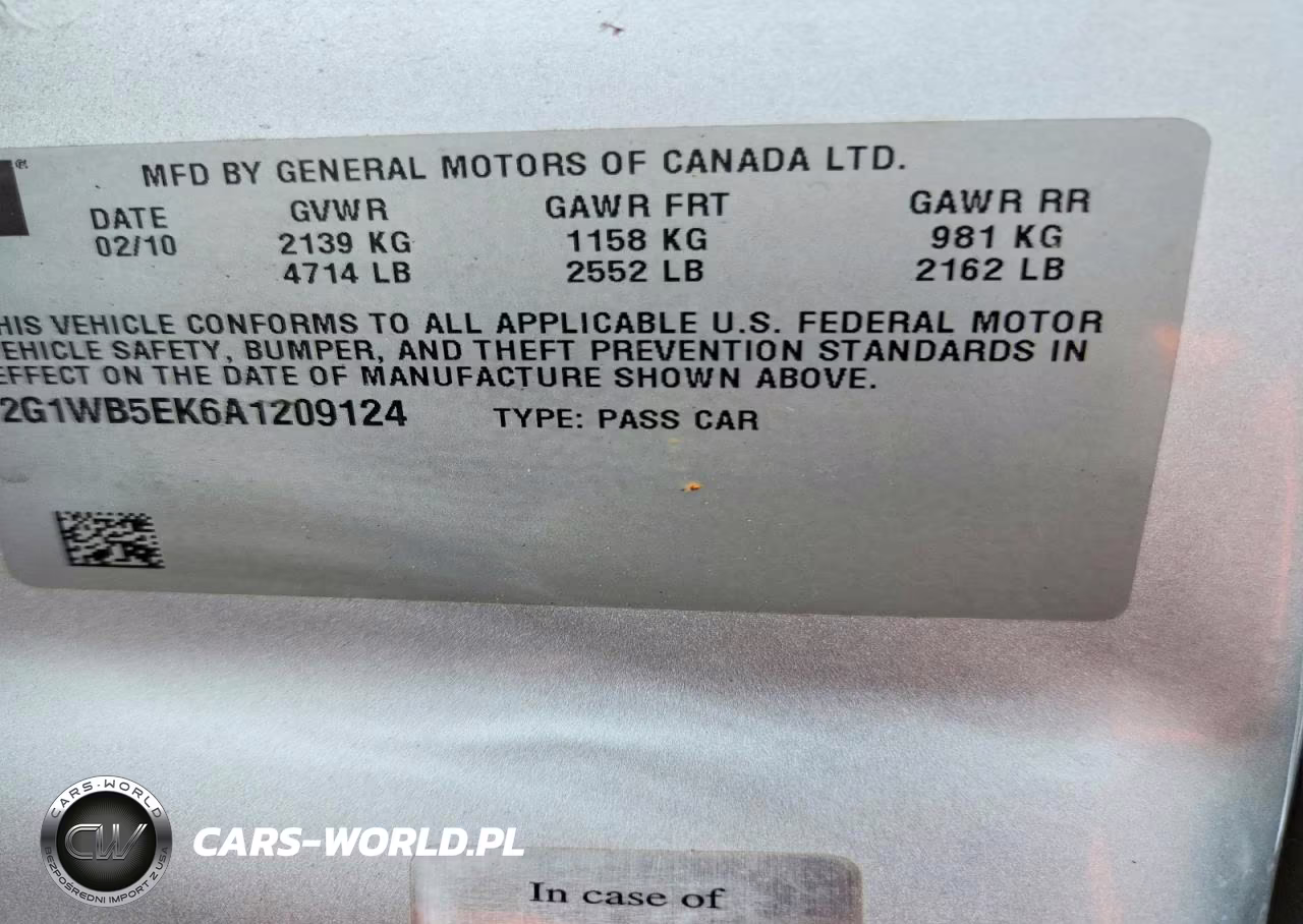 2010 Chevrolet Impala Lt VIN:2G1WB5EK6A1209124 - 12