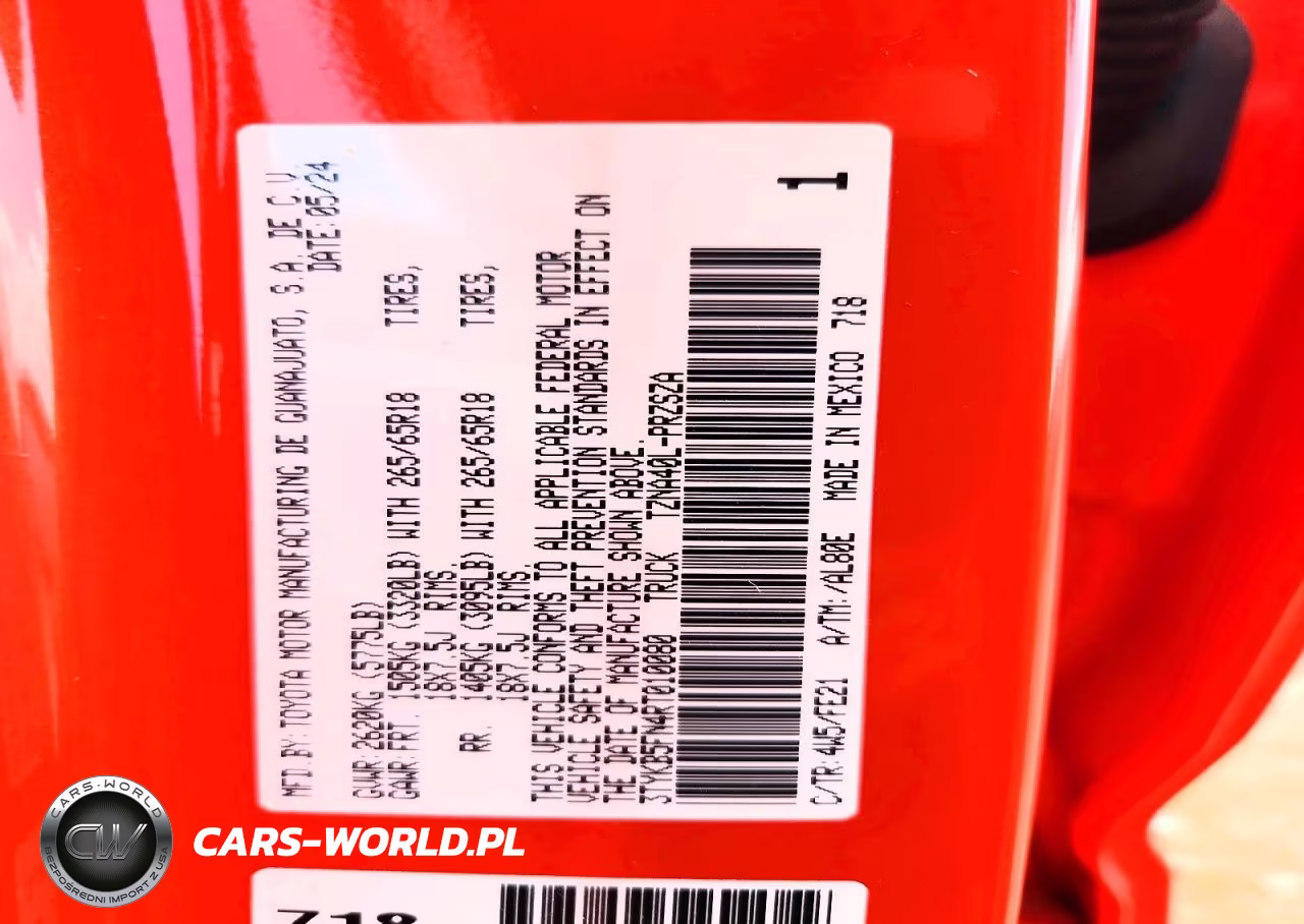 2024 Toyota Tacoma Trd Sport VIN:3TYKB5FN4RT010080 - 14