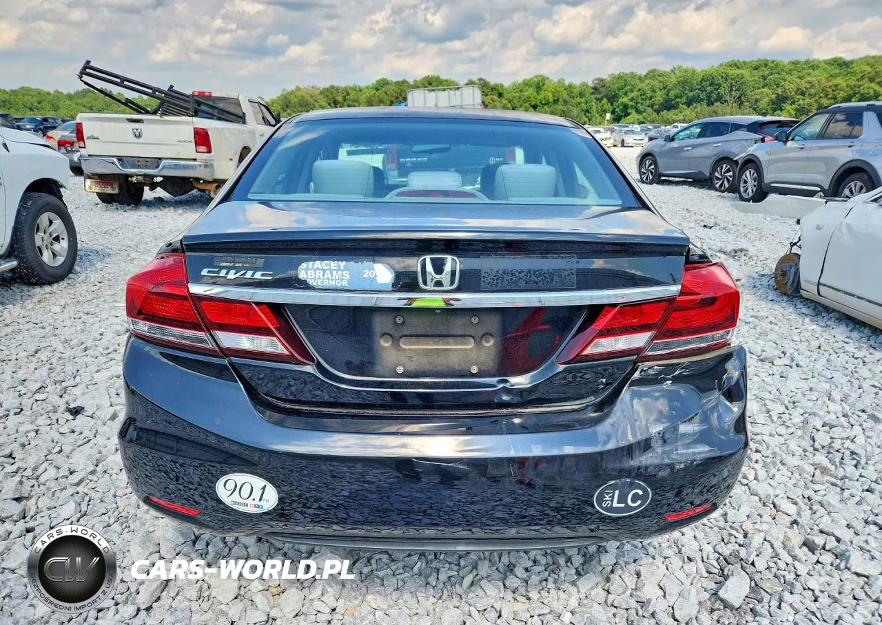 2014 Honda Civic Lx VIN:19XFB2F54EE044567 - 6