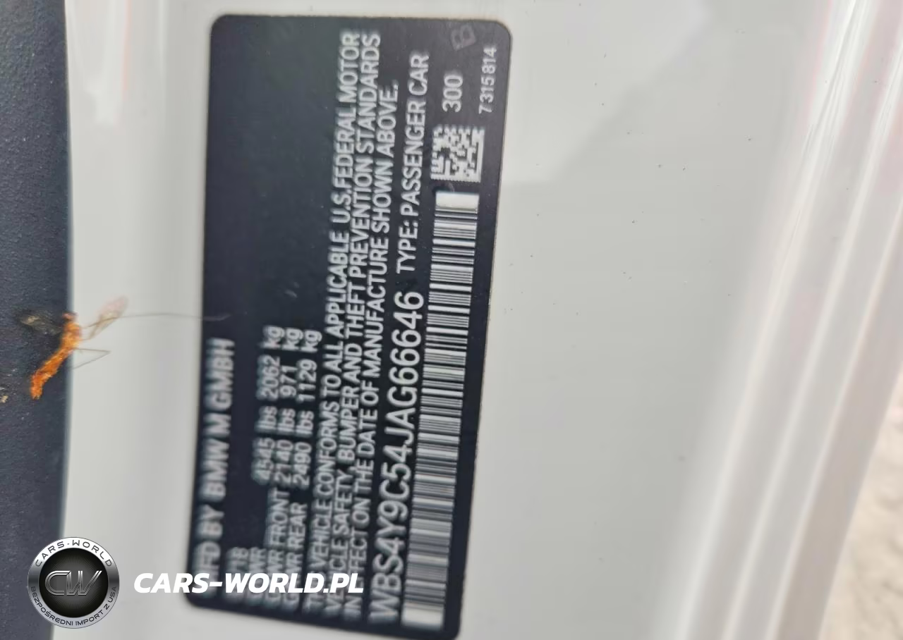 2018 BMW M4 VIN:WBS4Y9C54JAG66646 - 13