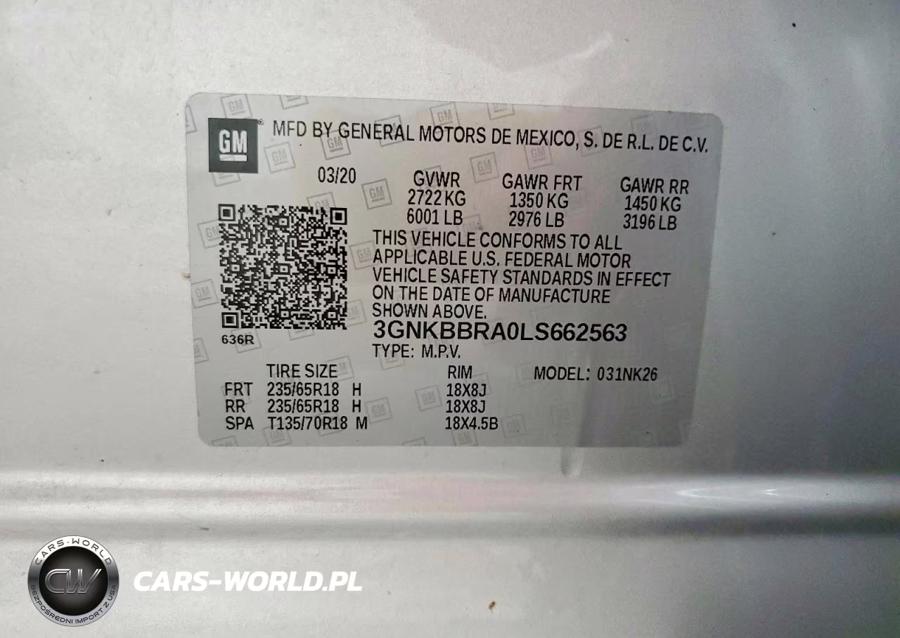 2020 Chevrolet Blazer 1Lt VIN:3GNKBBRA0LS662563 - 13