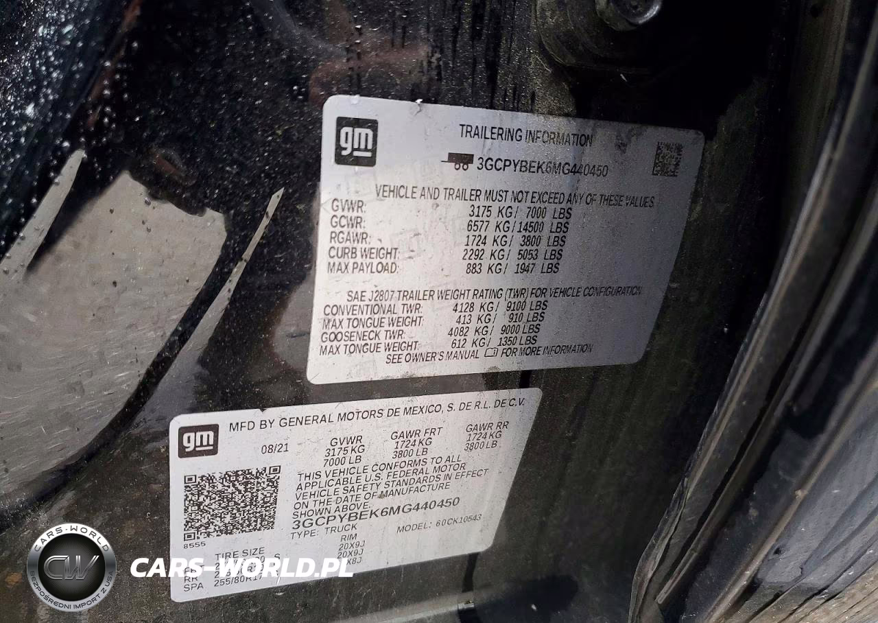 2021 Chevrolet Silverado K1500 Custom VIN:3GCPYBEK6MG440450 - 12