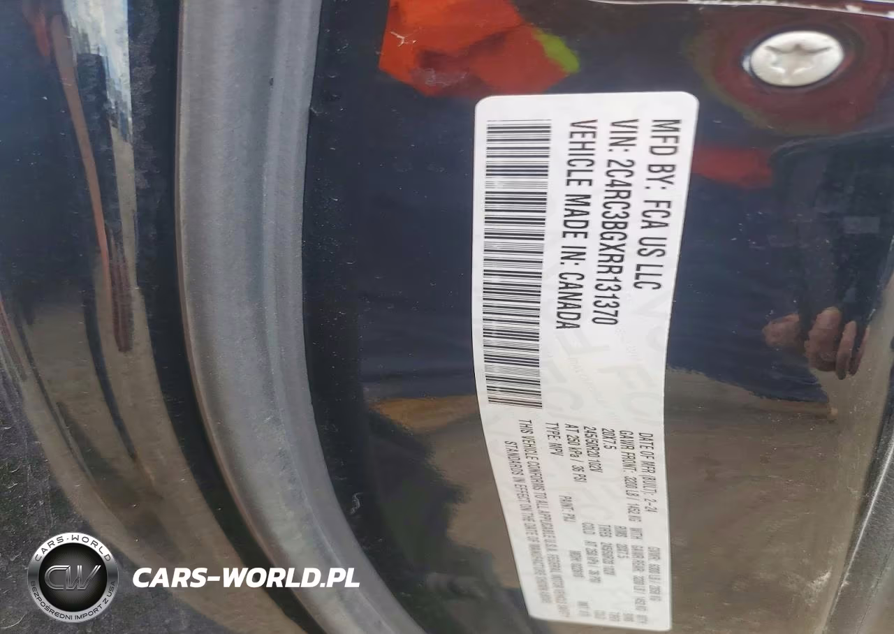 2024 Chrysler Pacifica VIN:2C4RC3BGXRR131370 - 13
