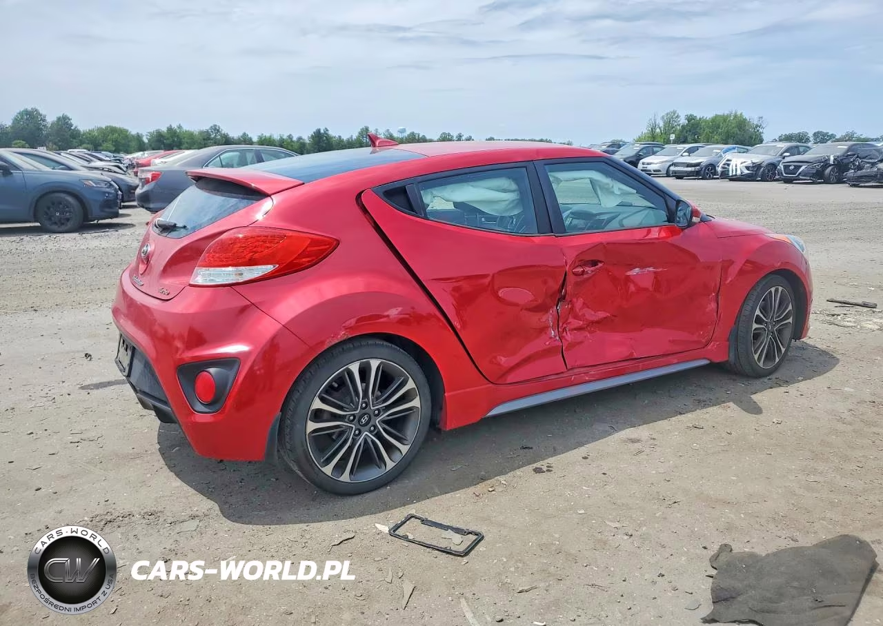 2016 Hyundai Veloster Turbo VIN:KMHTC6AE8GU260047 - 3