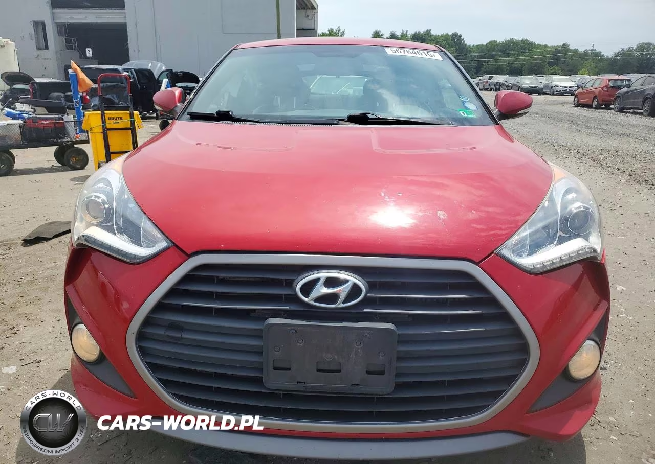 2016 Hyundai Veloster Turbo VIN:KMHTC6AE8GU260047 - 5