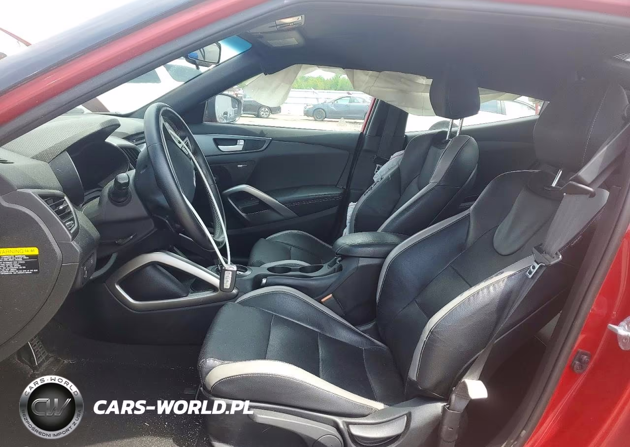 2016 Hyundai Veloster Turbo VIN:KMHTC6AE8GU260047 - 7
