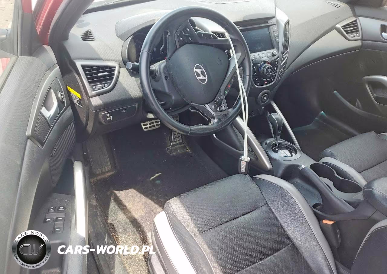 2016 Hyundai Veloster Turbo VIN:KMHTC6AE8GU260047 - 8