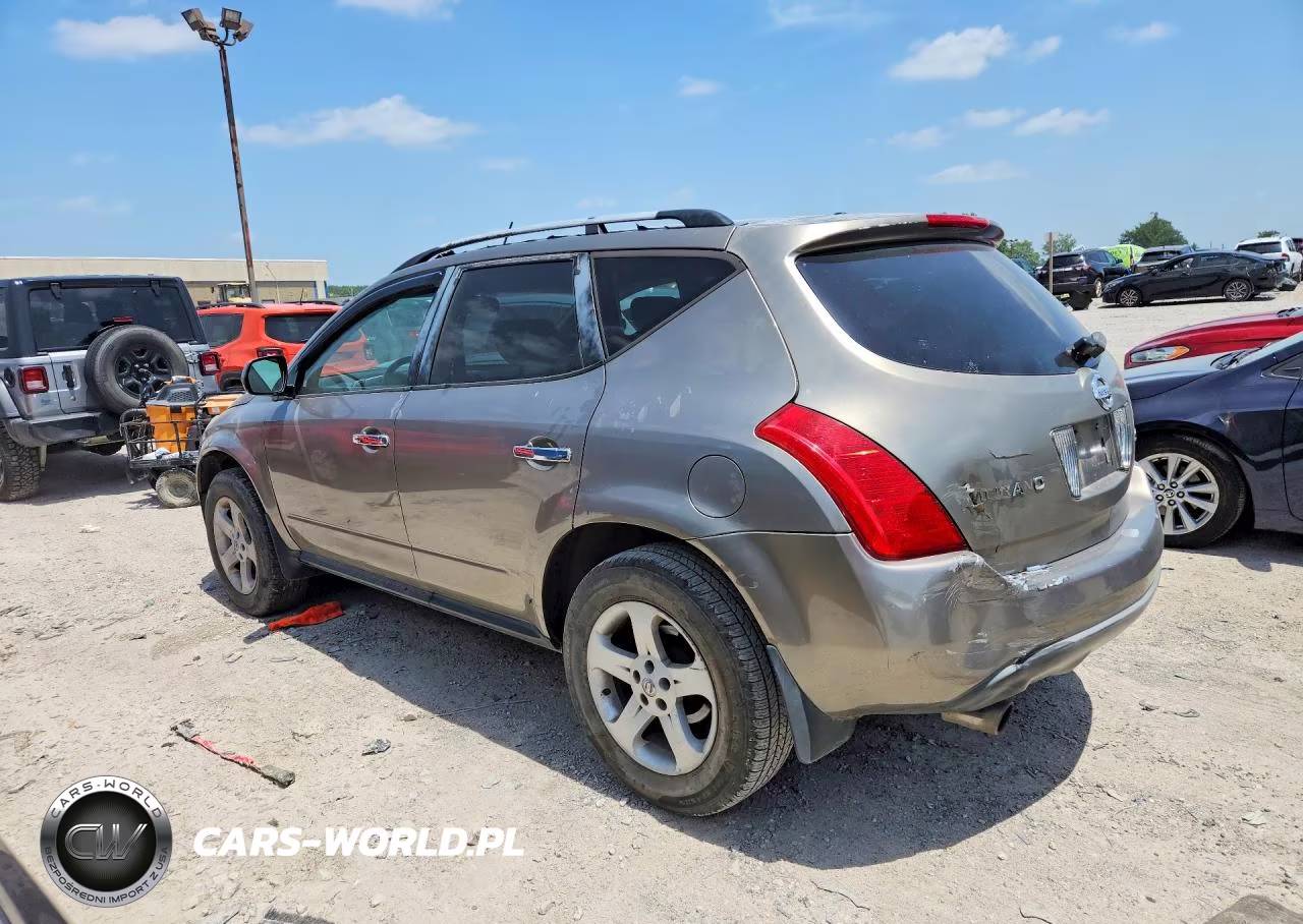 2004 Nissan Murano Sl VIN:JN8AZ08T34W222841 - 2