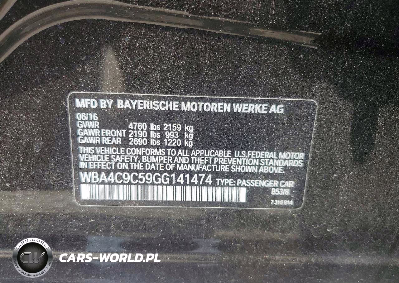 2016 BMW 428 Xi Gran Coupe Sulev VIN:WBA4C9C59GG141474 - 12