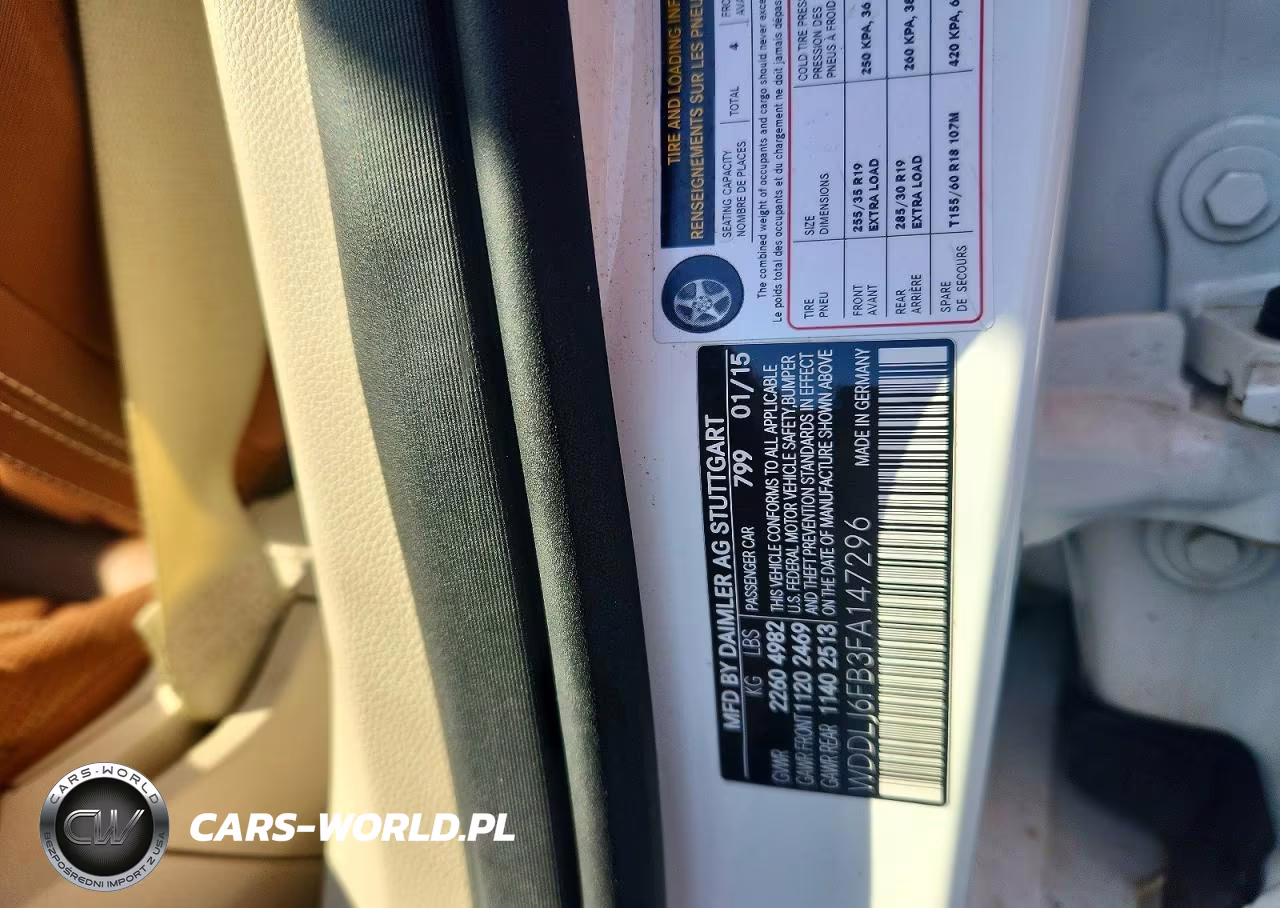 2015 Mercedes-Benz Cls 400 VIN:WDDLJ6FB3FA147296 - 12