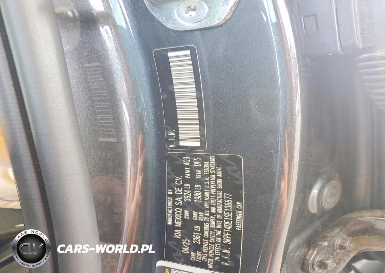 2025 Kia K4 Lx VIN:3KPFT4DE1SE136677 - 12