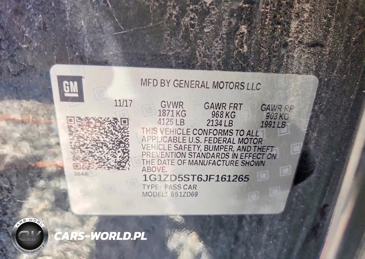 2018 Chevrolet Malibu Lt VIN:1G1ZD5ST6JF161265 - 12