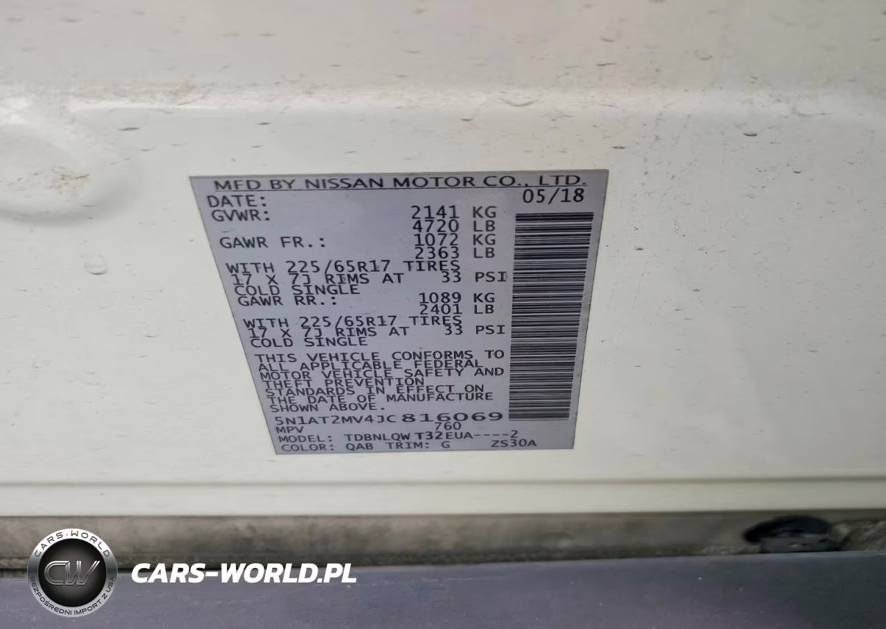 2018 Nissan Rogue Sv VIN:5N1AT2MV4JC816069 - 13