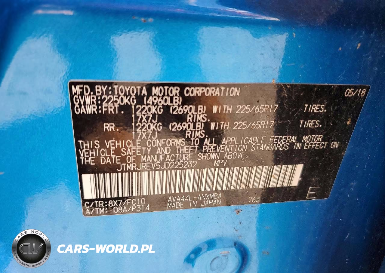 2018 Toyota Rav4 Hybrid Xle VIN:JTMRJREV5JD225232 - 13