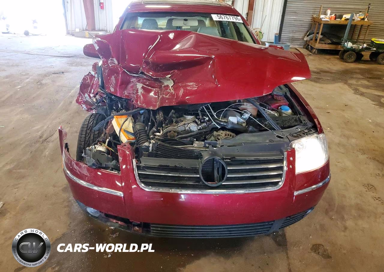 2002 Volkswagen Passat Gls VIN:WVWPD63B92P304957 - 5