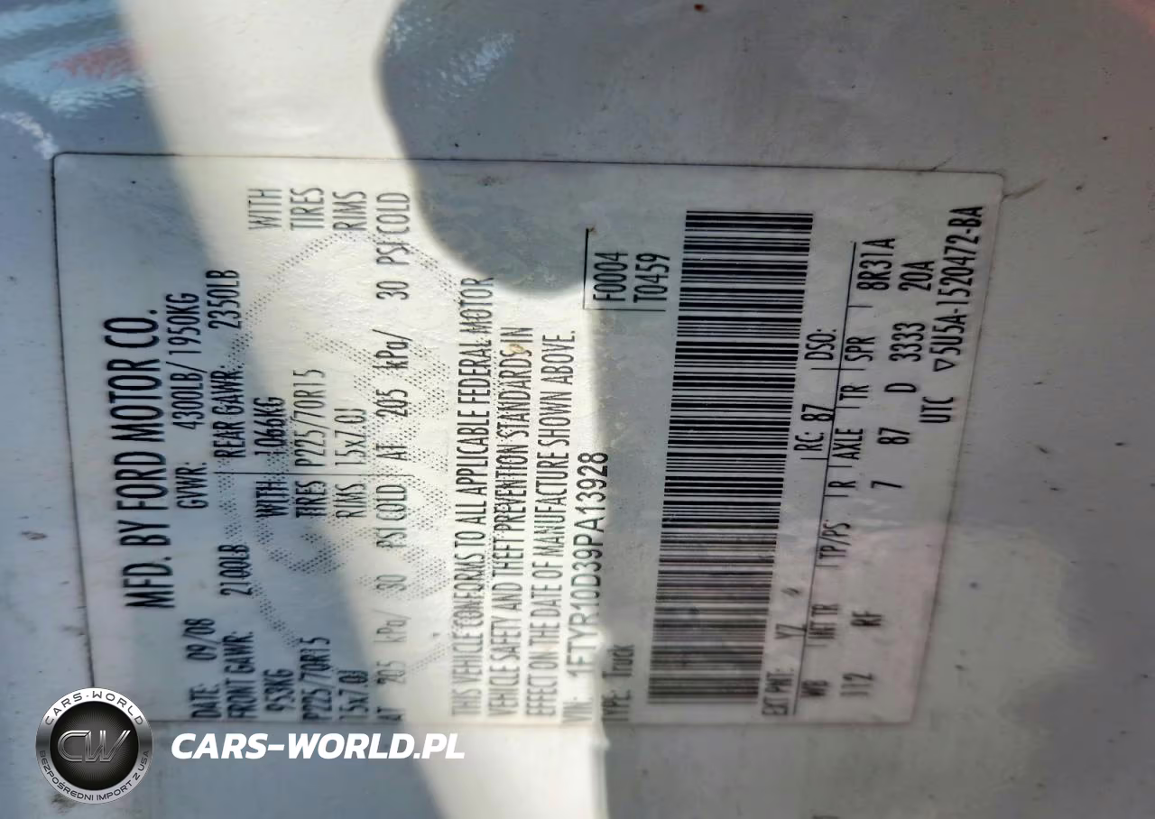 2009 Ford Ranger VIN:1FTYR10D39PA13928 - 12