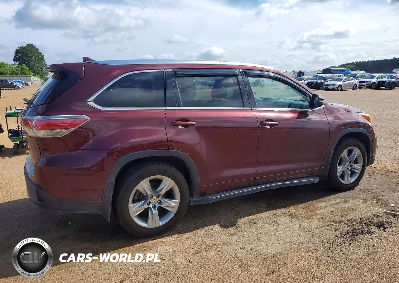 2014 Toyota Highlander Limited VIN:5TDYKRFH9ES017849 - 3