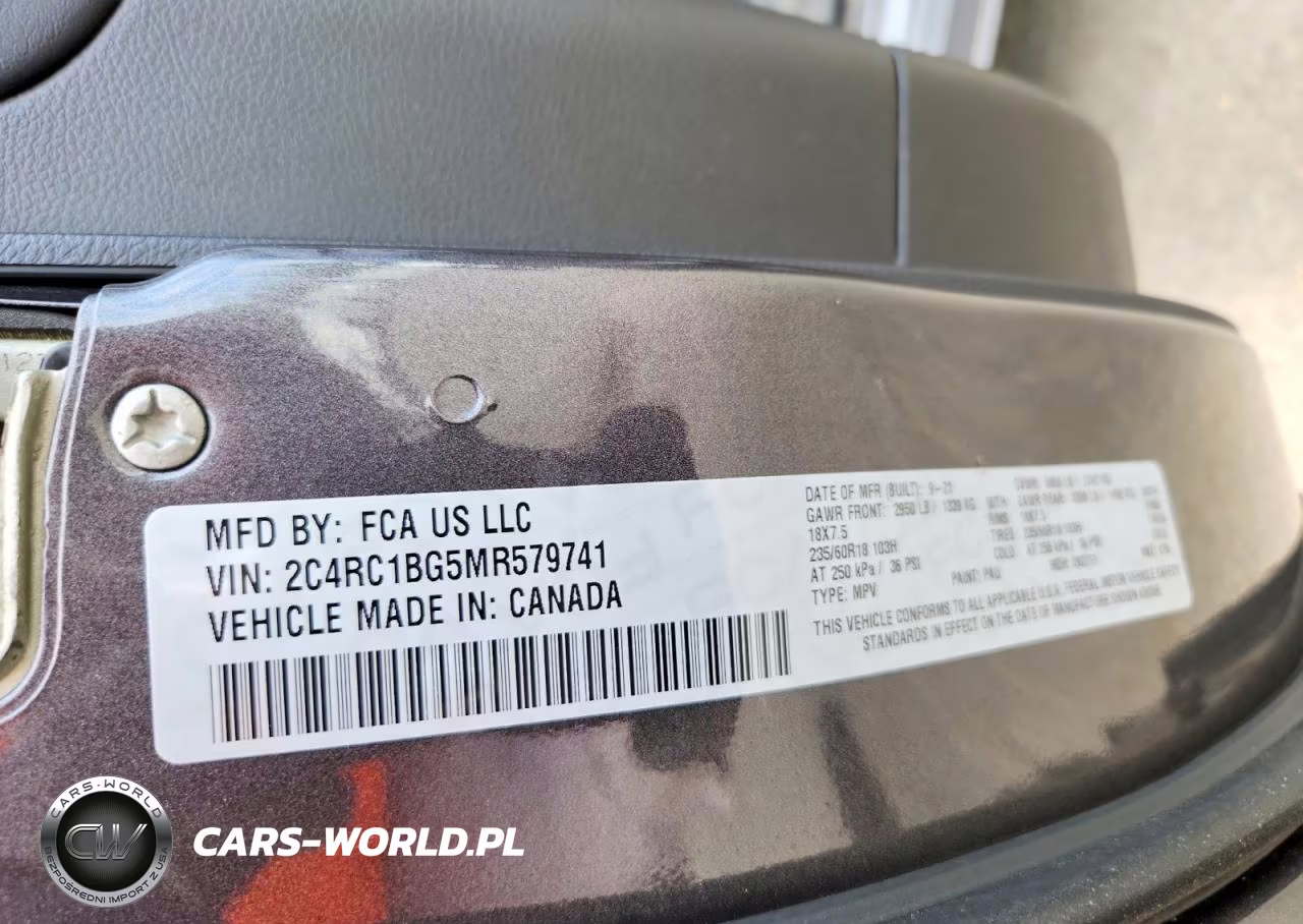 2021 Chrysler Pacifica Touring L VIN:2C4RC1BG5MR579741 - 13