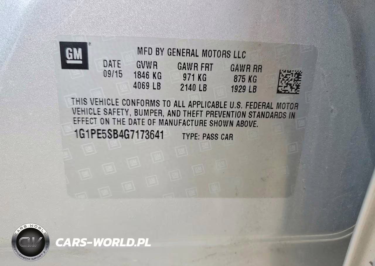 2016 Chevrolet Cruze Limited Lt VIN:1G1PE5SB4G7173641 - 12