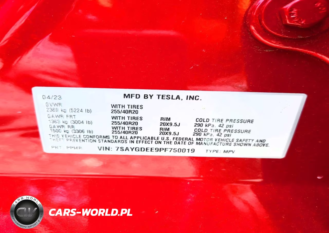 2023 Tesla Model Y VIN:7SAYGDEE9PF750019 - 12