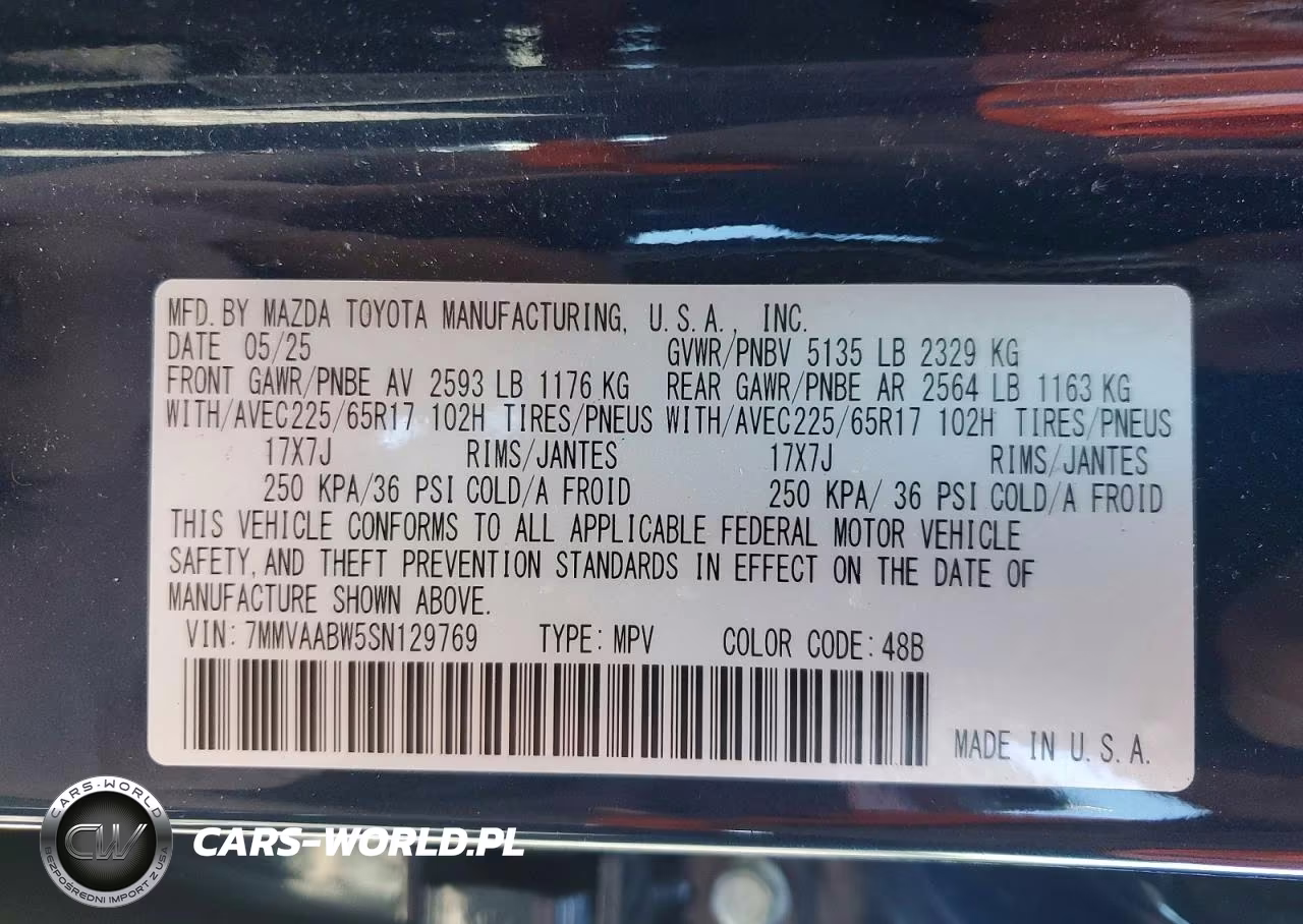 2025 Mazda Cx-50 Preferred VIN:7MMVAABW5SN129769 - 14