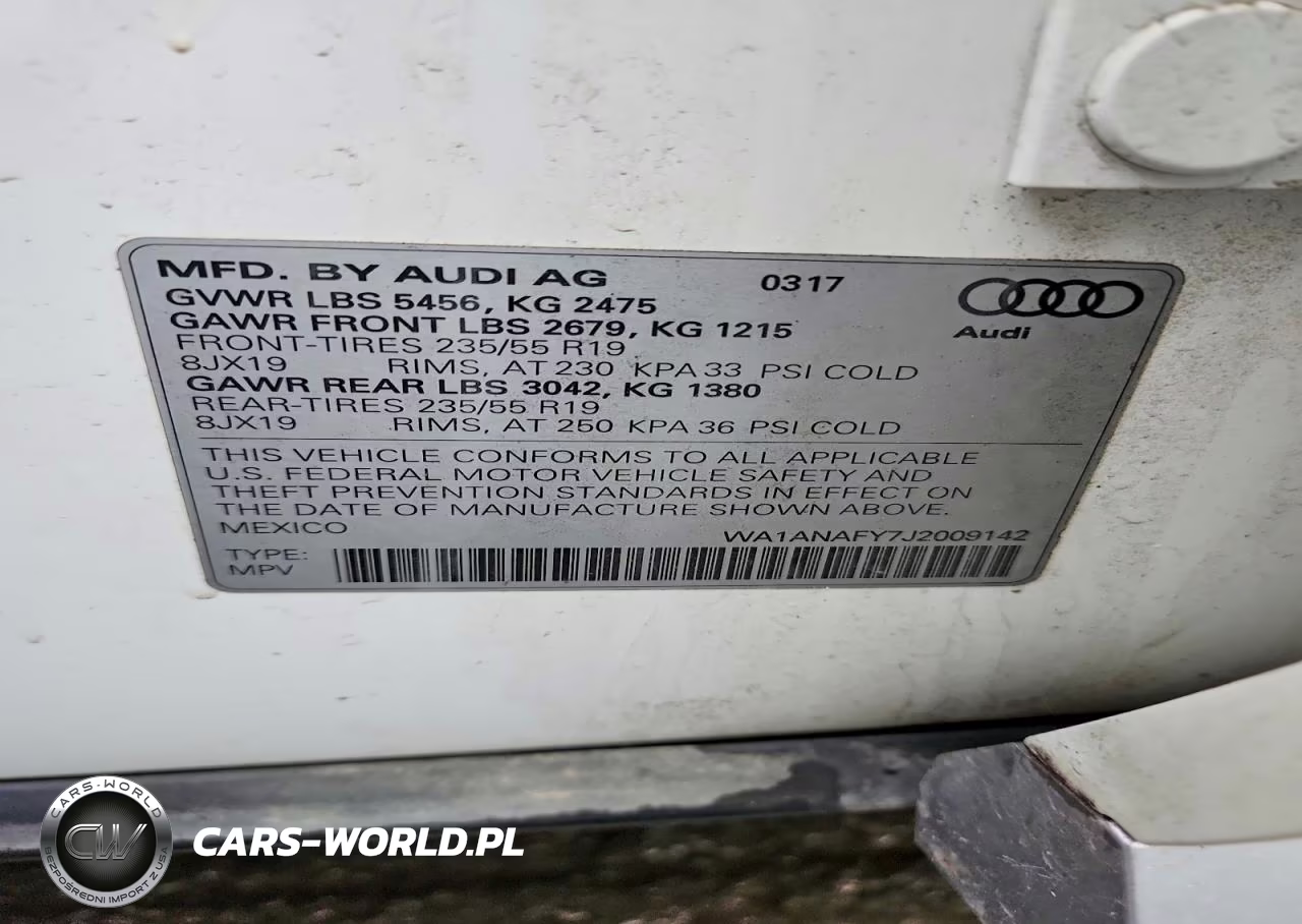 2018 Audi Q5 Premium VIN:WA1ANAFY7J2009142 - 13