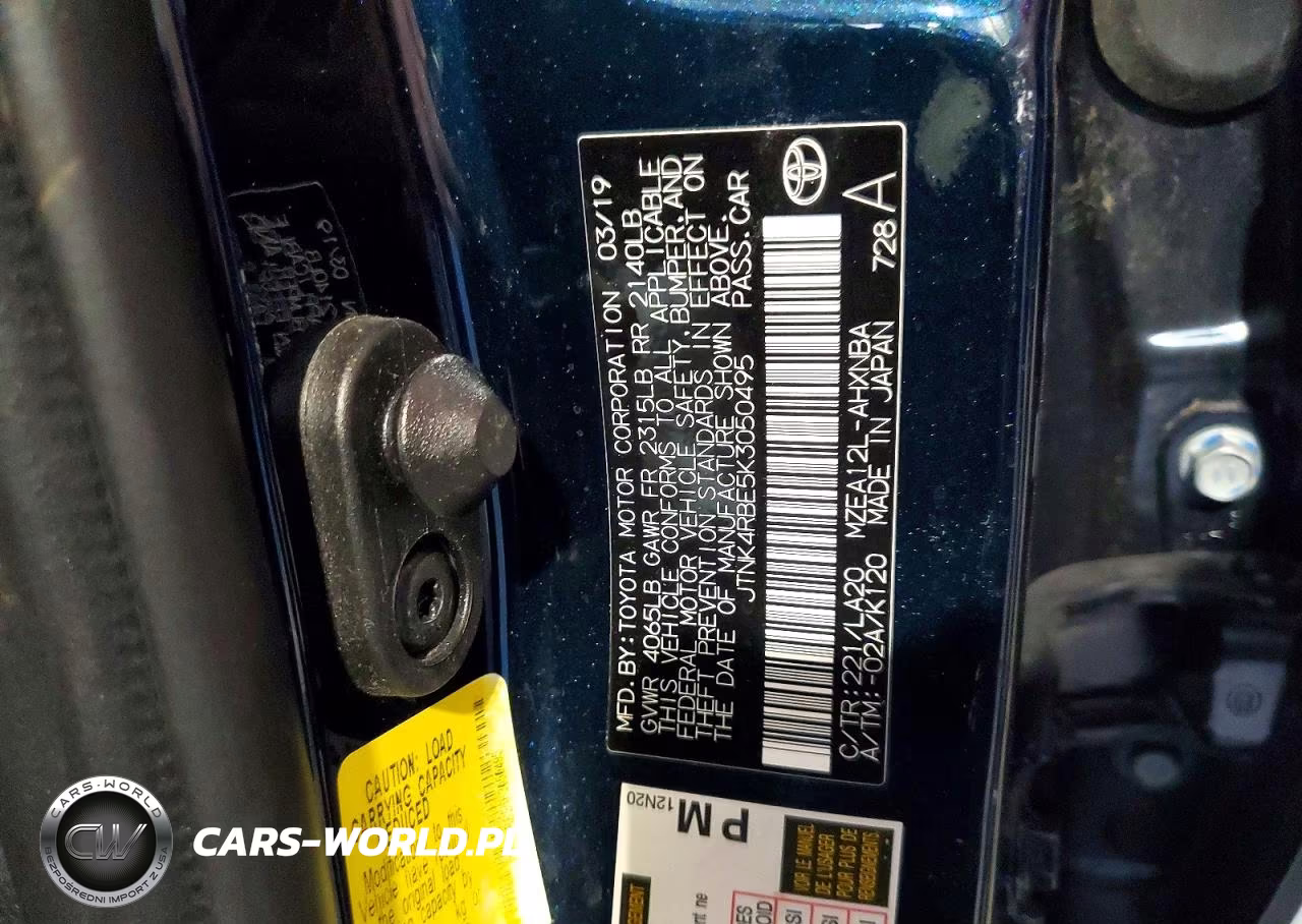 2019 Toyota Corolla Hatchback Xse VIN:JTNK4RBE5K3050495 - 13