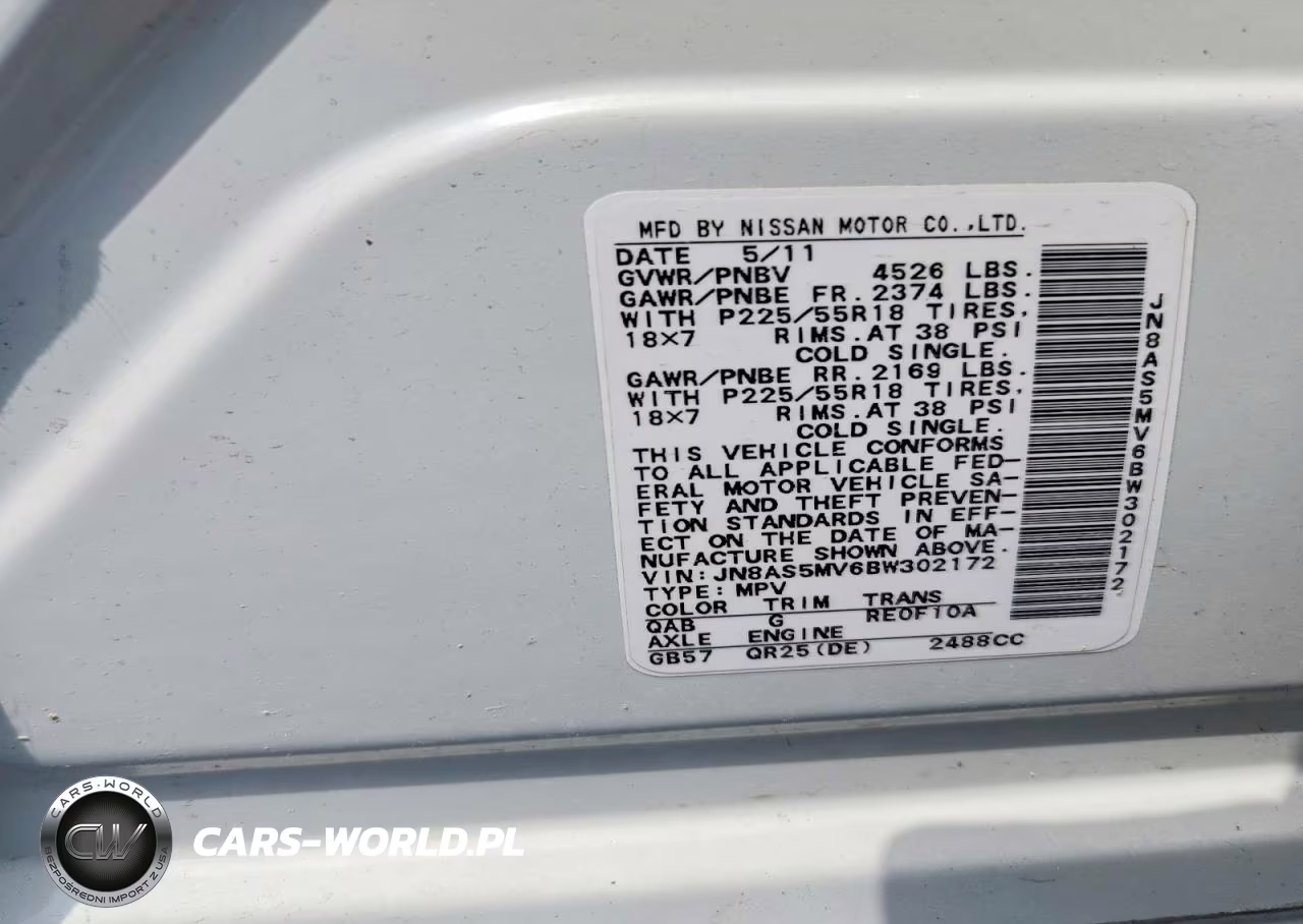2011 Nissan Rogue S-Sv-Krom VIN:JN8AS5MV6BW302172 - 13