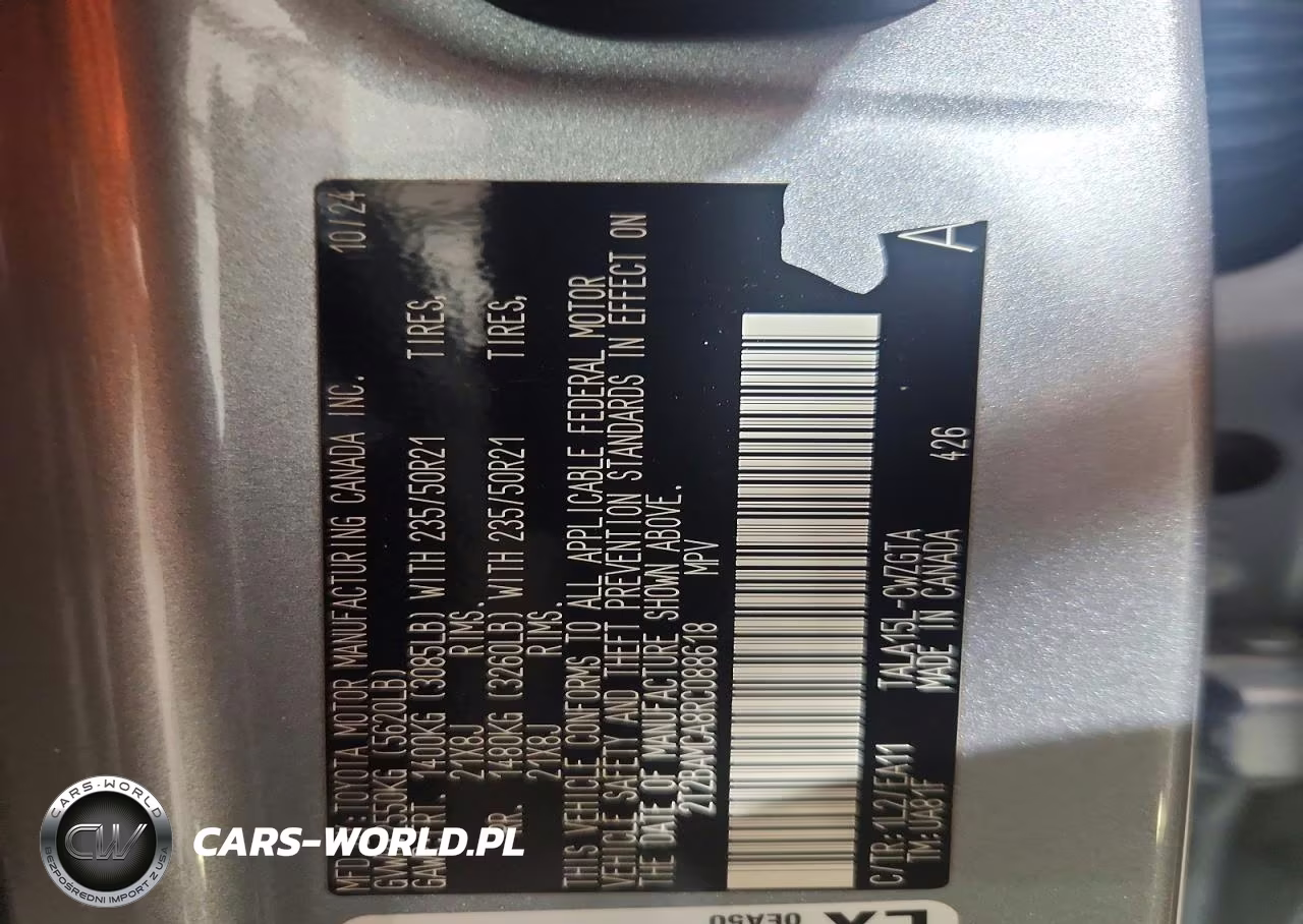 2024 Lexus Rx 350 Premium VIN:2T2BAMCA8RC088618 - 13