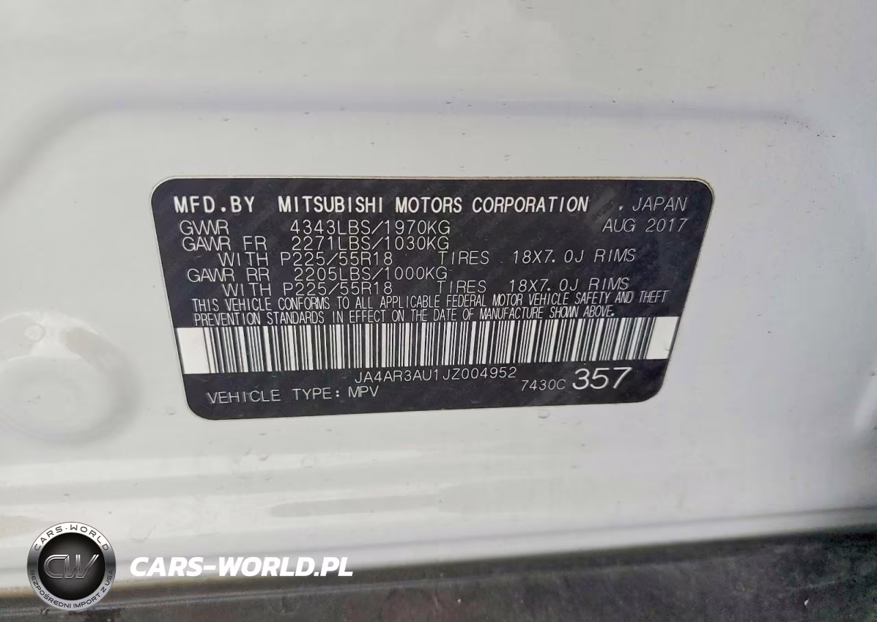 2018 Mitsubishi Outlander Sport Es VIN:JA4AR3AU1JZ004952 - 13
