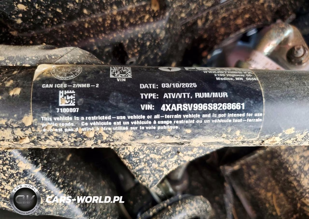 2025 Polaris Ranger Xp 1000 Utility Vehicle VIN:4XARSV996S8268661 - 10