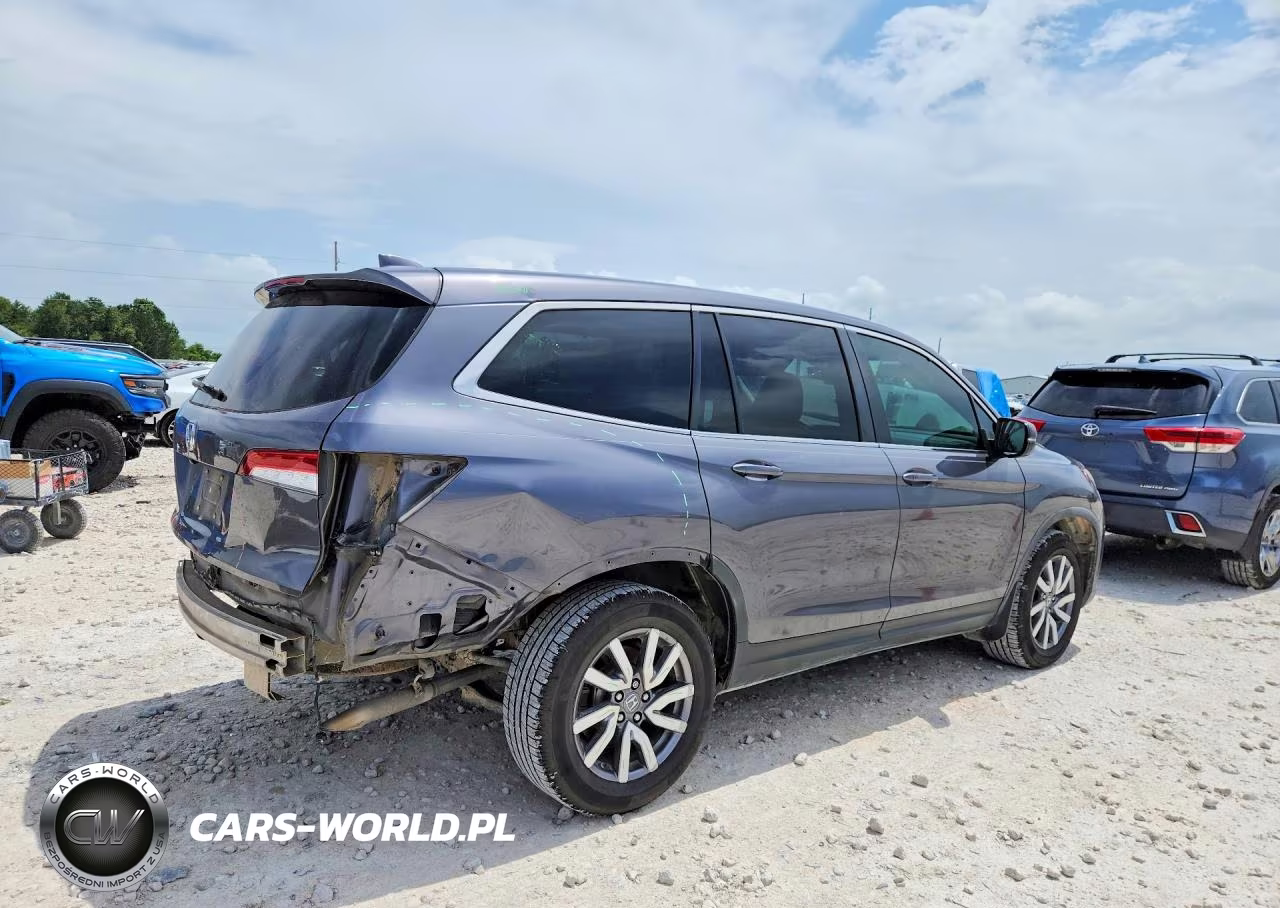 2020 Honda Pilot Exl VIN:5FNYF5H52LB003955 - 3