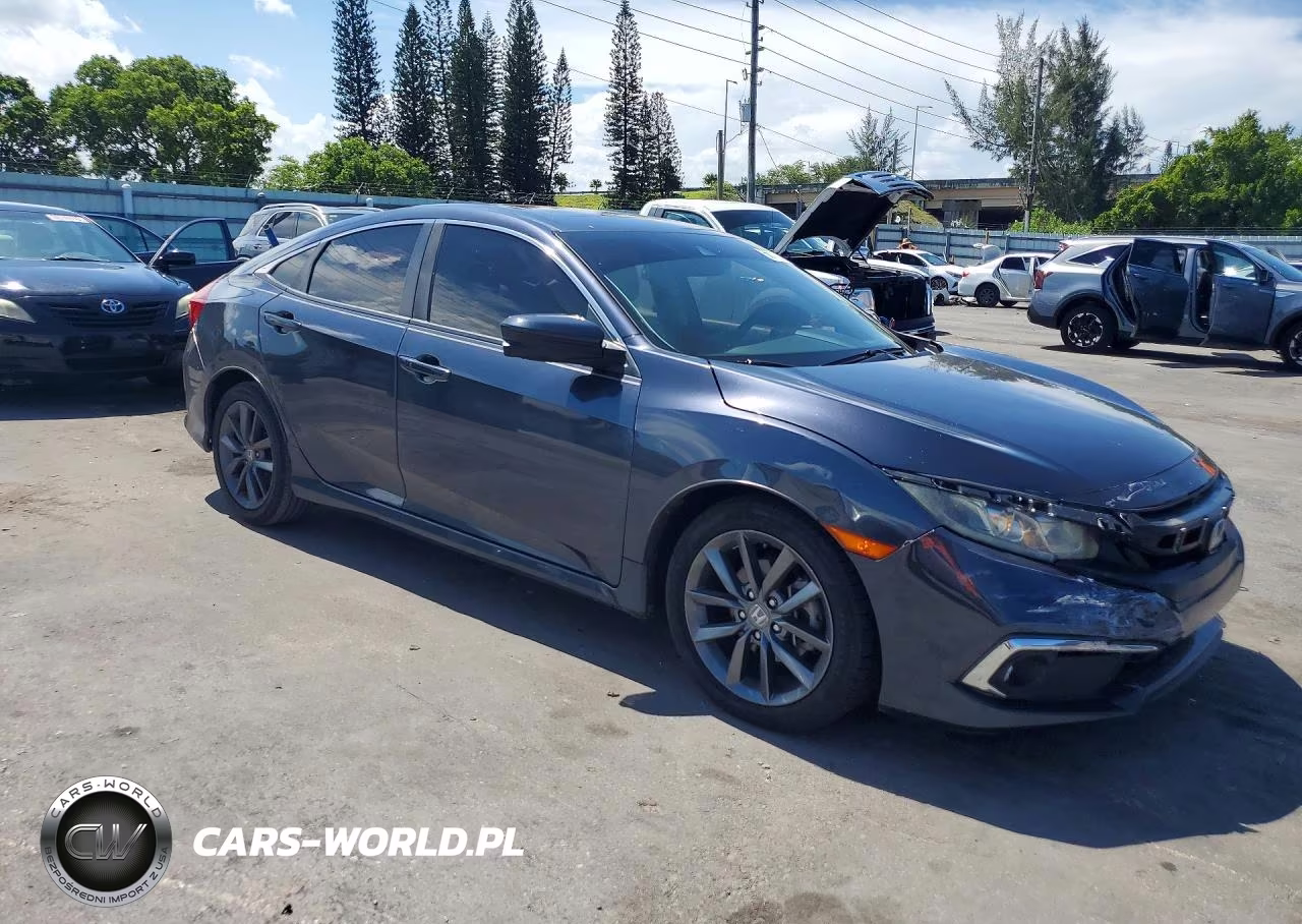 2019 Honda Civic Ex VIN:JHMFC1F35KX011884 - 4