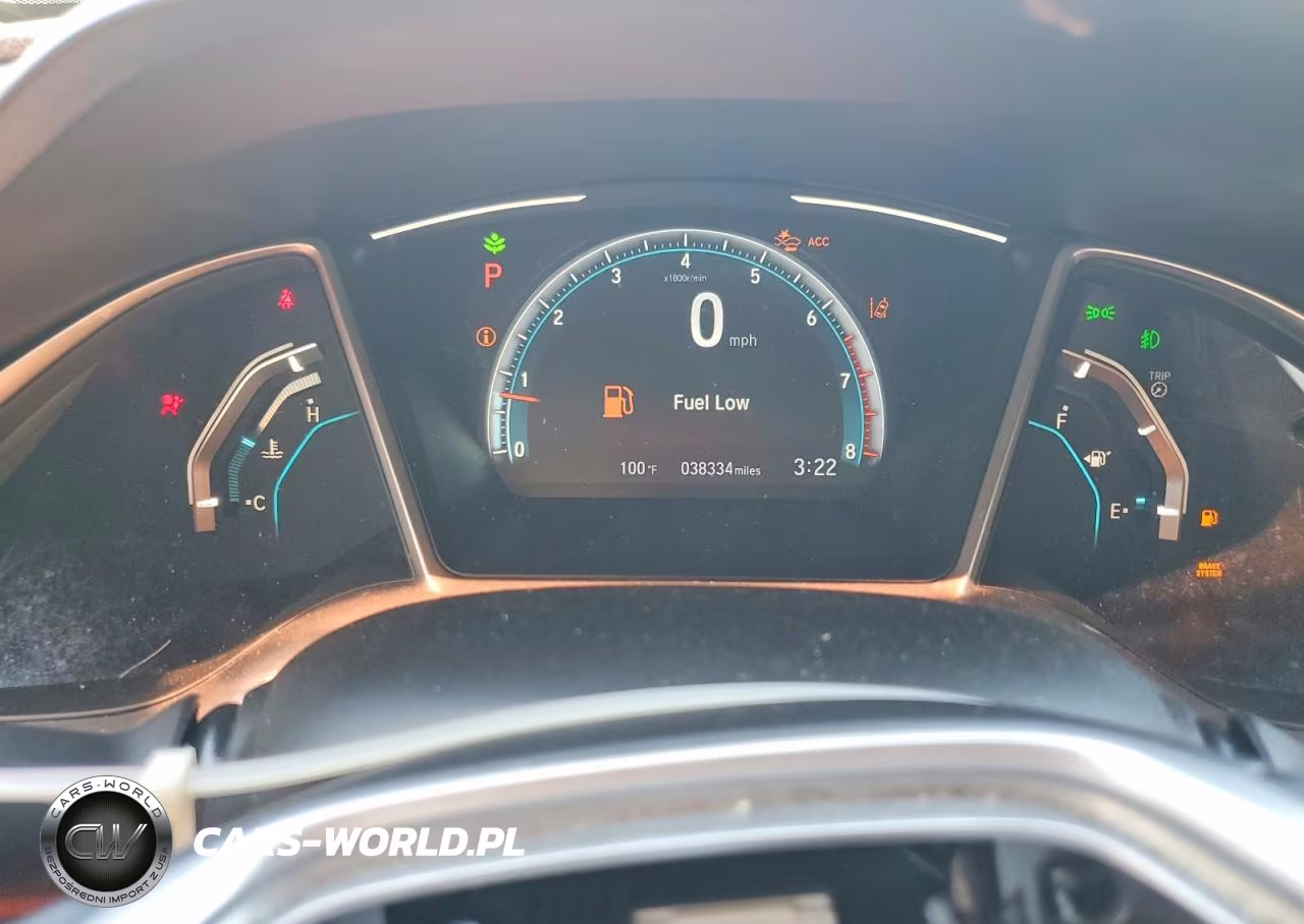 2019 Honda Civic Ex VIN:JHMFC1F35KX011884 - 9