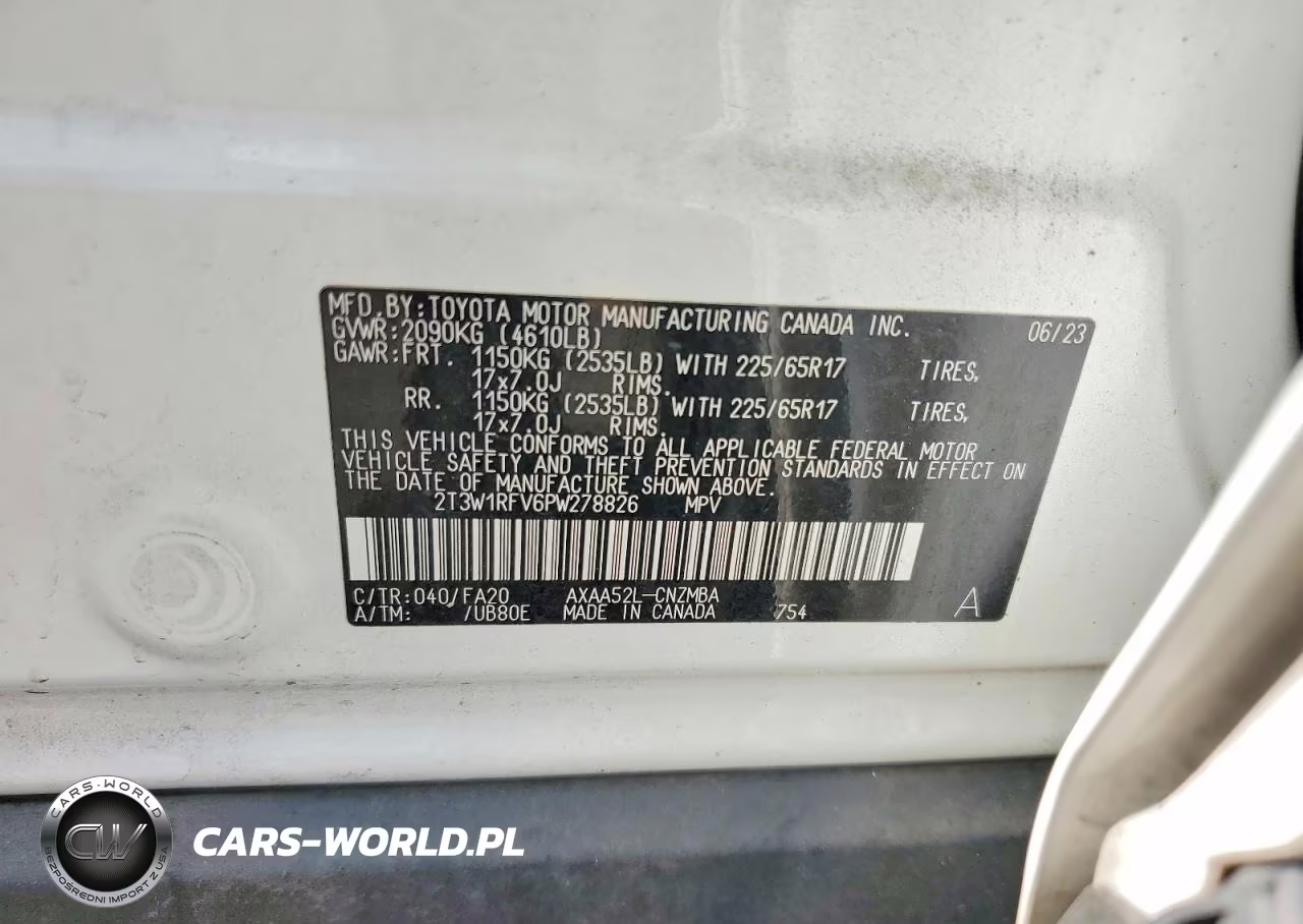 2023 Toyota Rav4 Xle VIN:2T3W1RFV6PW278826 - 13