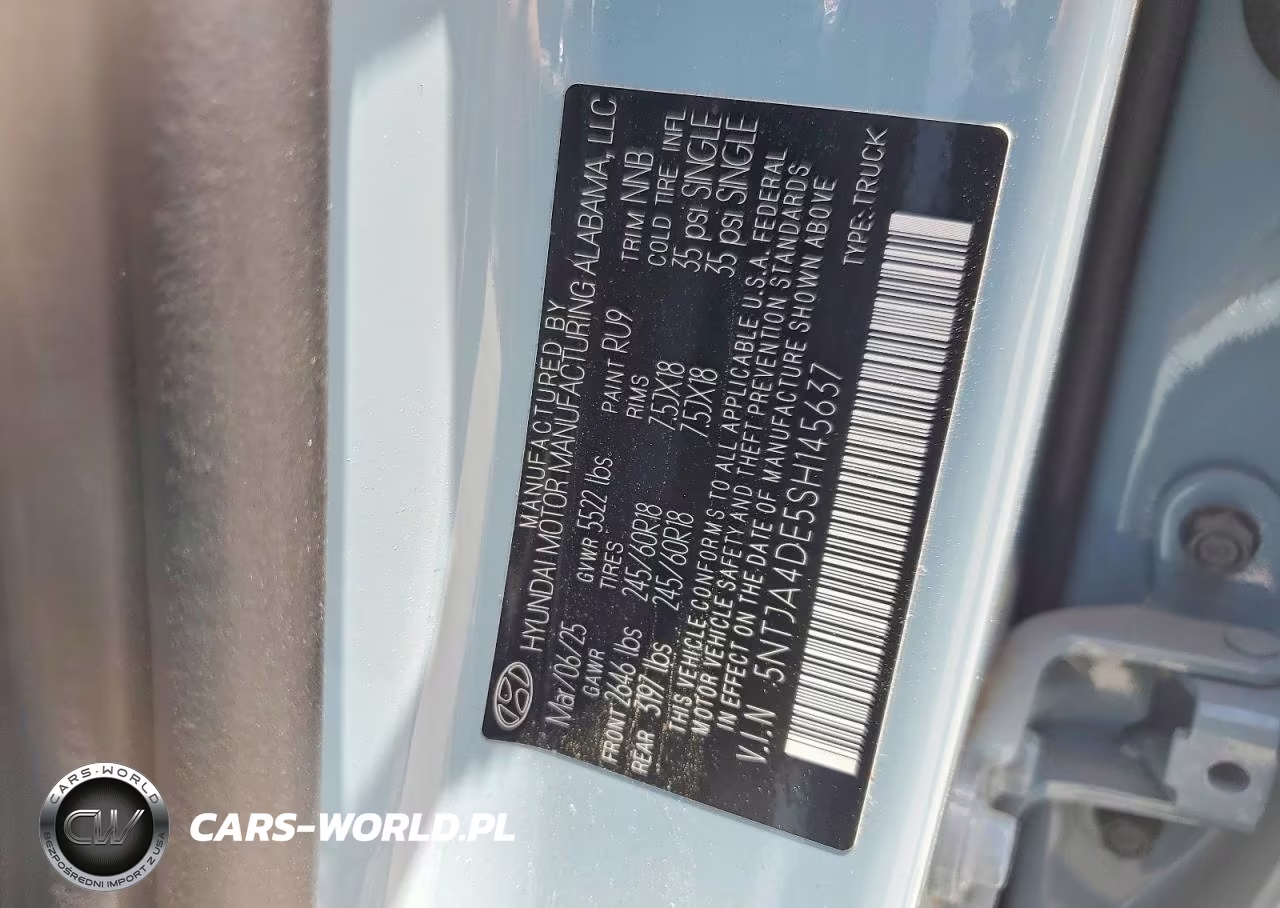 2025 Hyundai Santa Cruz Se VIN:5NTJA4DE5SH145637 - 13