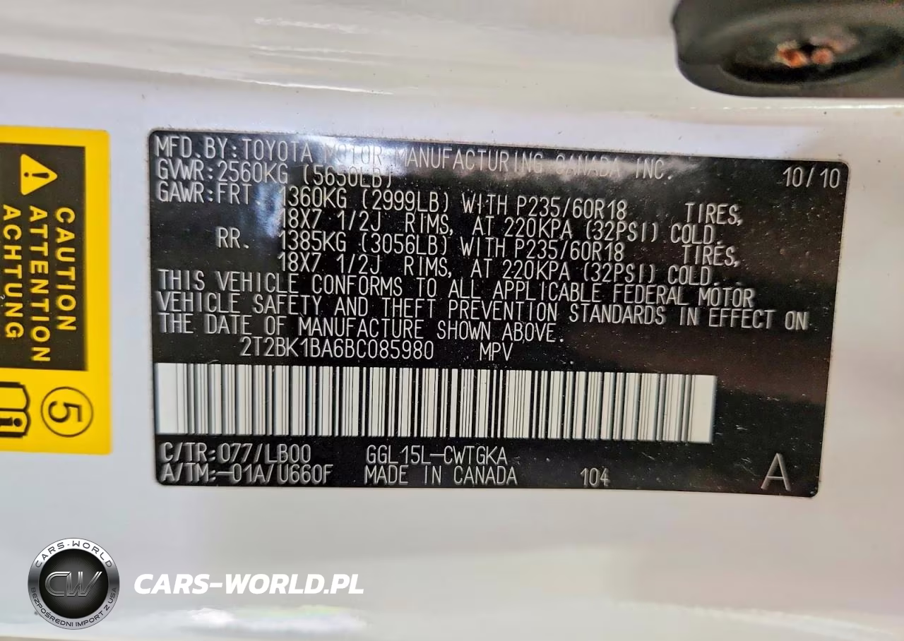 2011 Lexus Rx 350 VIN:2T2BK1BA6BC085980 - 13