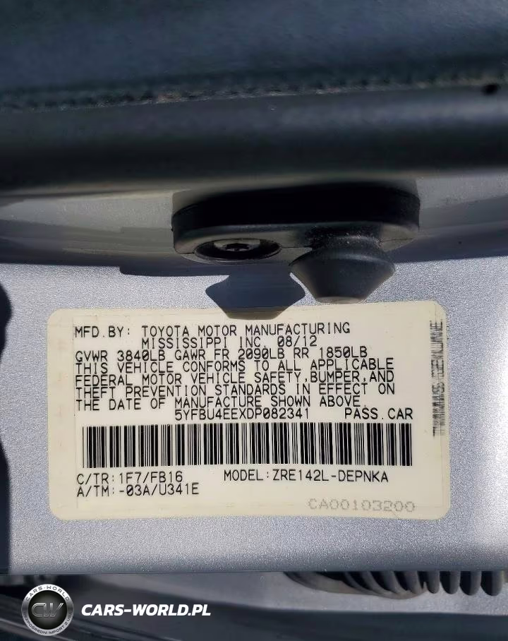 2013 Toyota Corolla Le VIN:5YFBU4EEXDP082341 - 13