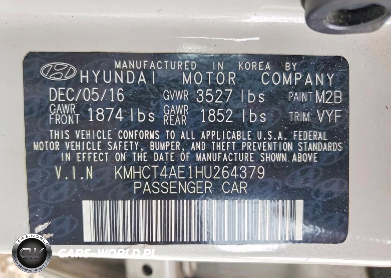 2017 Hyundai Accent Se VIN:KMHCT4AE1HU264379 - 12
