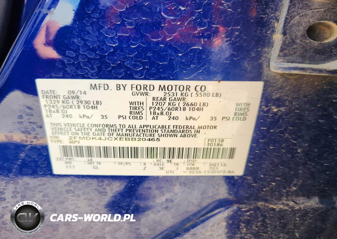 2014 Ford Edge Sel VIN:2FMDK4JCXEBB20465 - 13