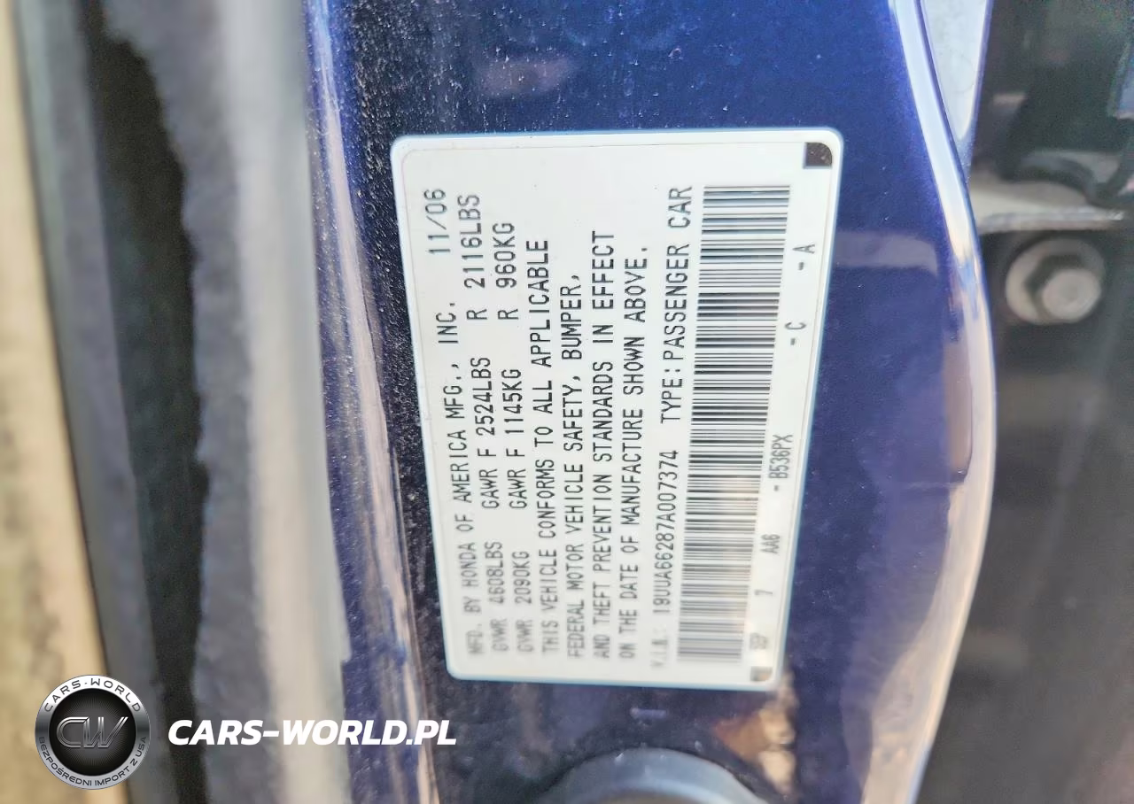 2007 Acura Tl VIN:19UUA66287A007374 - 12