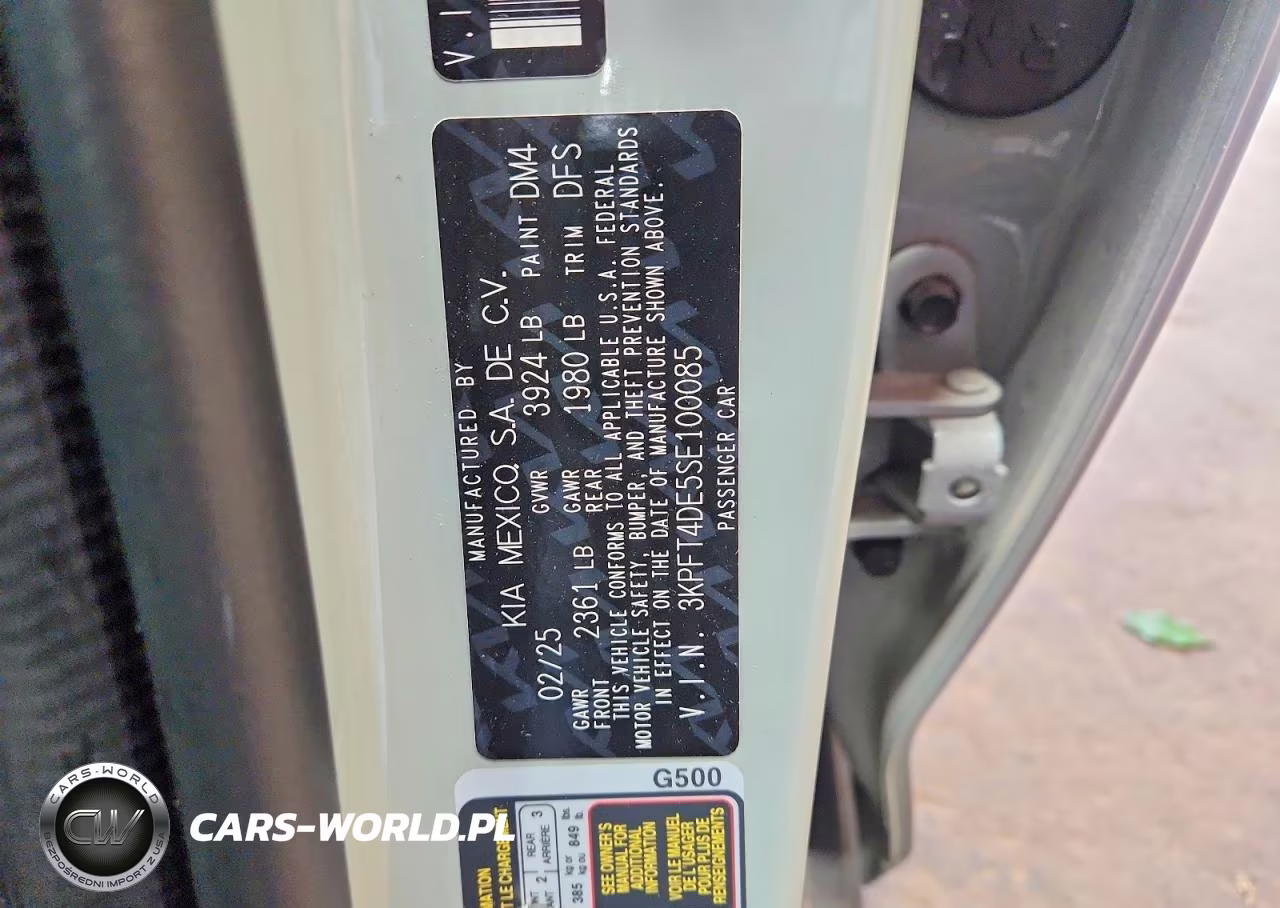 2025 Kia K4 Lxs VIN:3KPFT4DE5SE100085 - 13